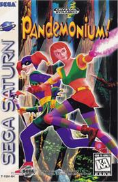 Box cover for Pandemonium! on the Sega Saturn.