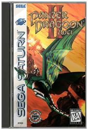 Box cover for Panzer Dragoon II: Zwei on the Sega Saturn.