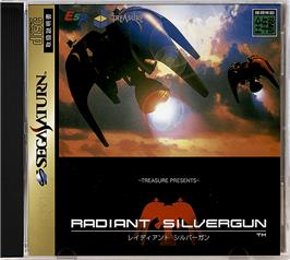 Box cover for Radiant Silvergun on the Sega Saturn.