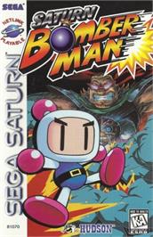 Box cover for Saturn Bomberman on the Sega Saturn.