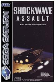 Box cover for Shockwave Assault on the Sega Saturn.