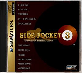 Box cover for Side Pocket 3 on the Sega Saturn.