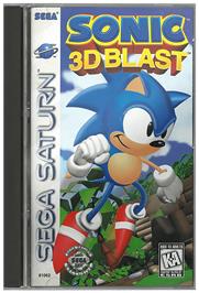 Box cover for Sonic 3D Blast on the Sega Saturn.