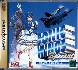Box cover for Sonic Wings Special on the Sega Saturn.