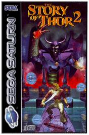 Box cover for Story of Thor 2 on the Sega Saturn.