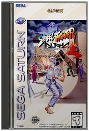 Box cover for Street Fighter Alpha: Warriors' Dreams on the Sega Saturn.