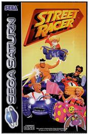 Box cover for Street Racer on the Sega Saturn.