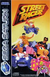 Box cover for Street Racer on the Sega Saturn.