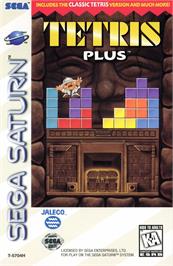 Box cover for Tetris Plus on the Sega Saturn.