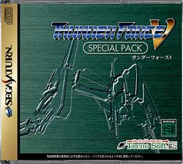Box cover for Thunder Force V: Perfect System on the Sega Saturn.