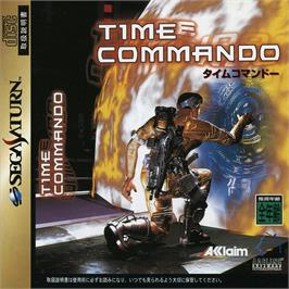 Box cover for Time Commando on the Sega Saturn.