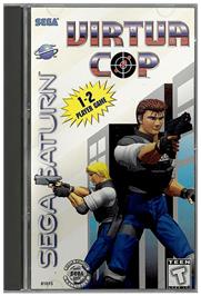 Box cover for Virtua Cop on the Sega Saturn.