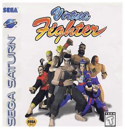 Box cover for Virtua Fighter on the Sega Saturn.