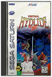 Box cover for Virtual Hydlide on the Sega Saturn.