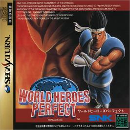 Box cover for World Heroes Perfect on the Sega Saturn.