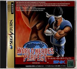 Box cover for World Heroes Perfect on the Sega Saturn.