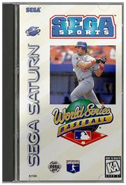 Box cover for World Series Baseball on the Sega Saturn.
