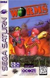 Box cover for Worms on the Sega Saturn.