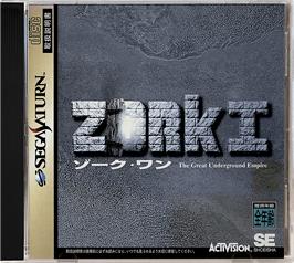 Box cover for Zork I: The Great Underground Empire on the Sega Saturn.