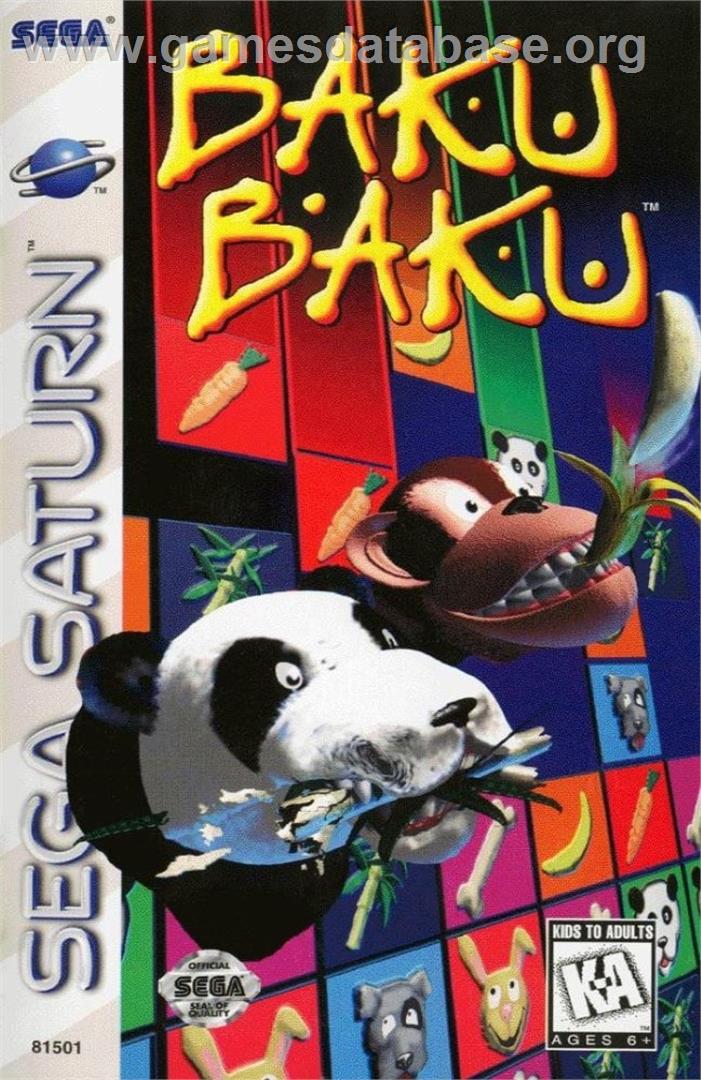 Baku Baku Animal - Sega Saturn - Artwork - Box