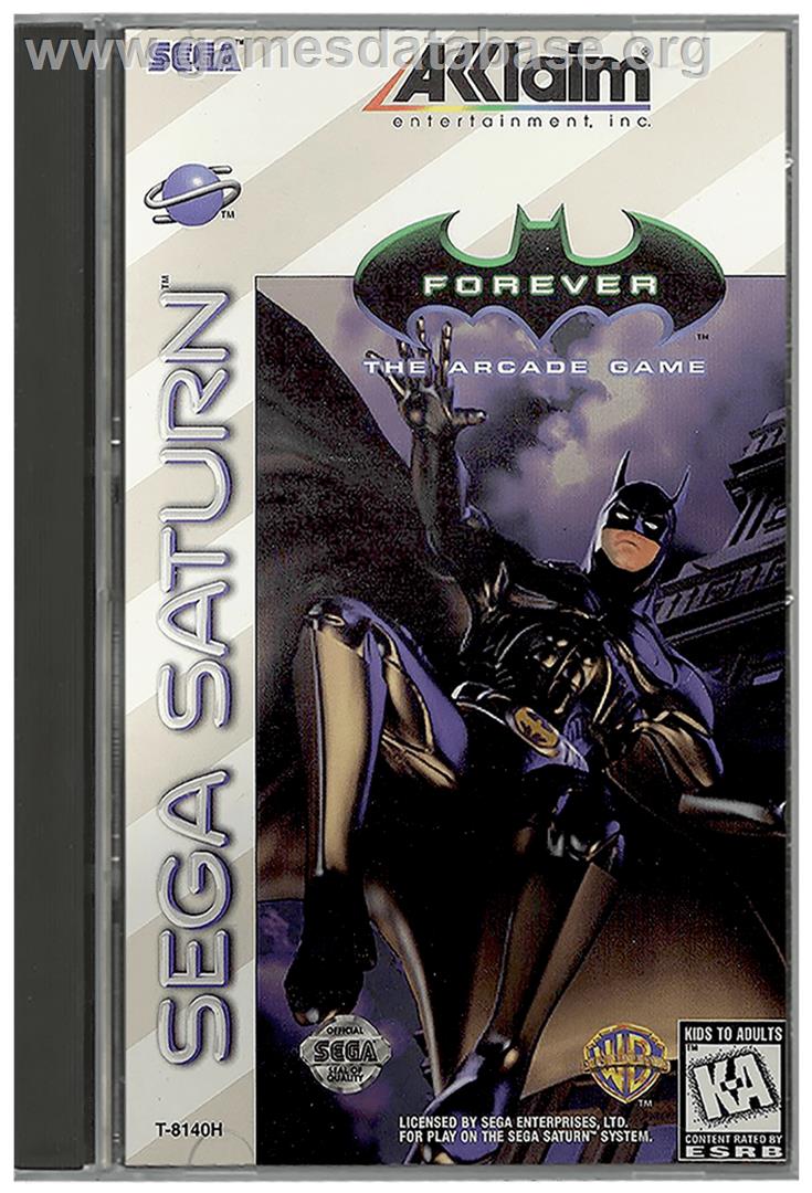 Batman Forever - Sega Saturn - Artwork - Box