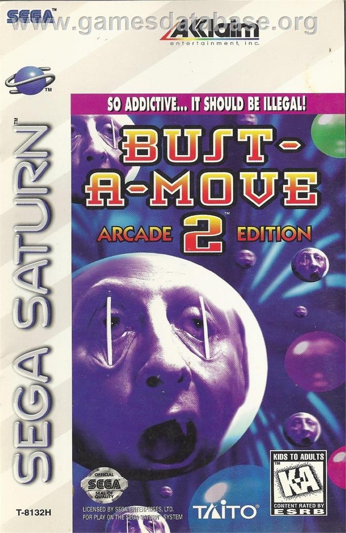 Bust-A-Move 2 - Arcade Edition - Sega Saturn - Artwork - Box