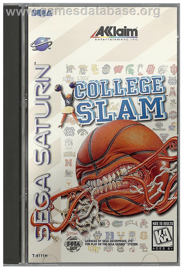 College Slam - Sega Saturn - Artwork - Box