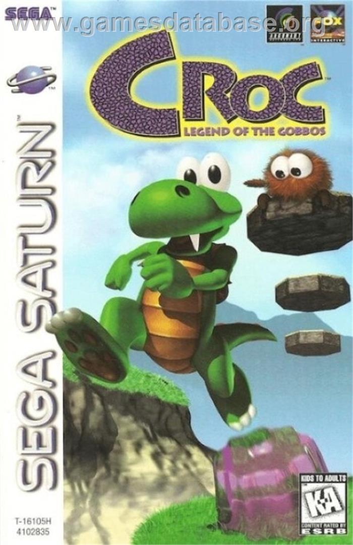 Croc! Pau-Pau Island - Sega Saturn - Artwork - Box