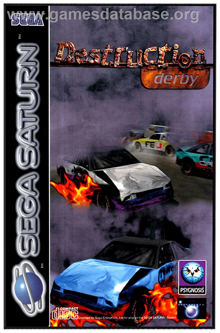 Destruction Derby - Sega Saturn - Artwork - Box