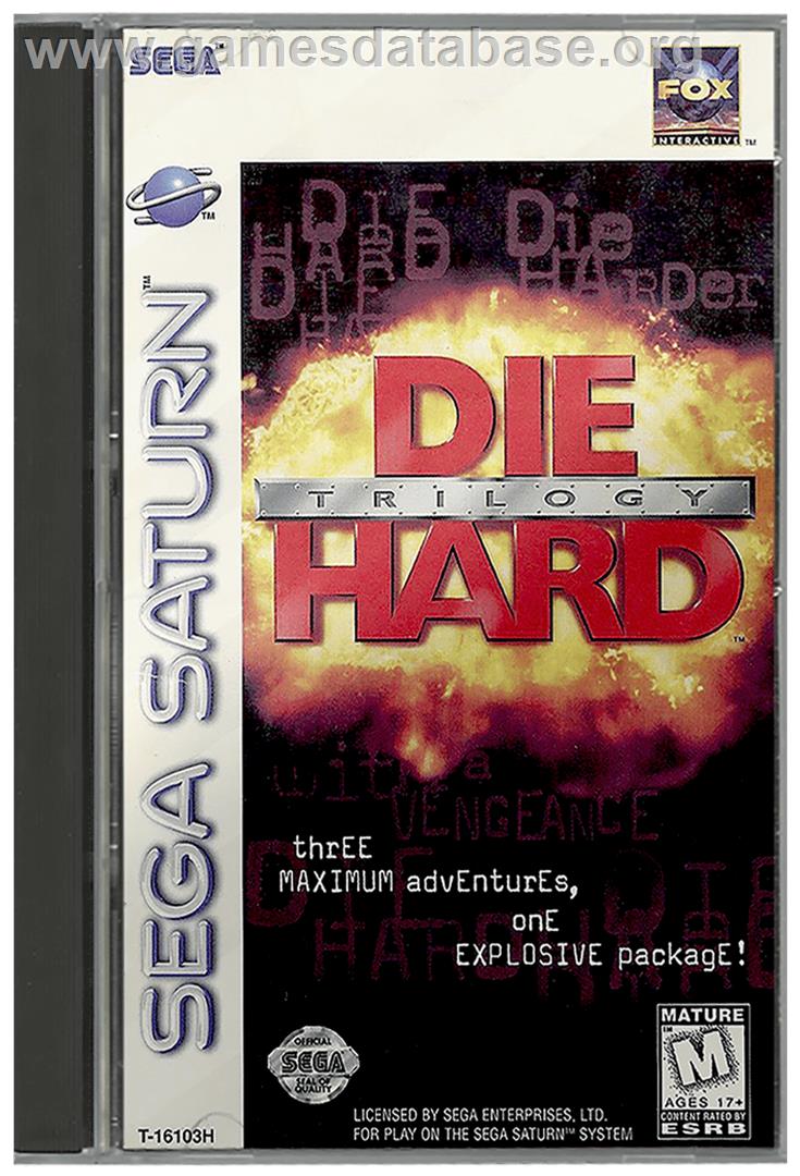 Die Hard Trilogy - Sega Saturn - Artwork - Box