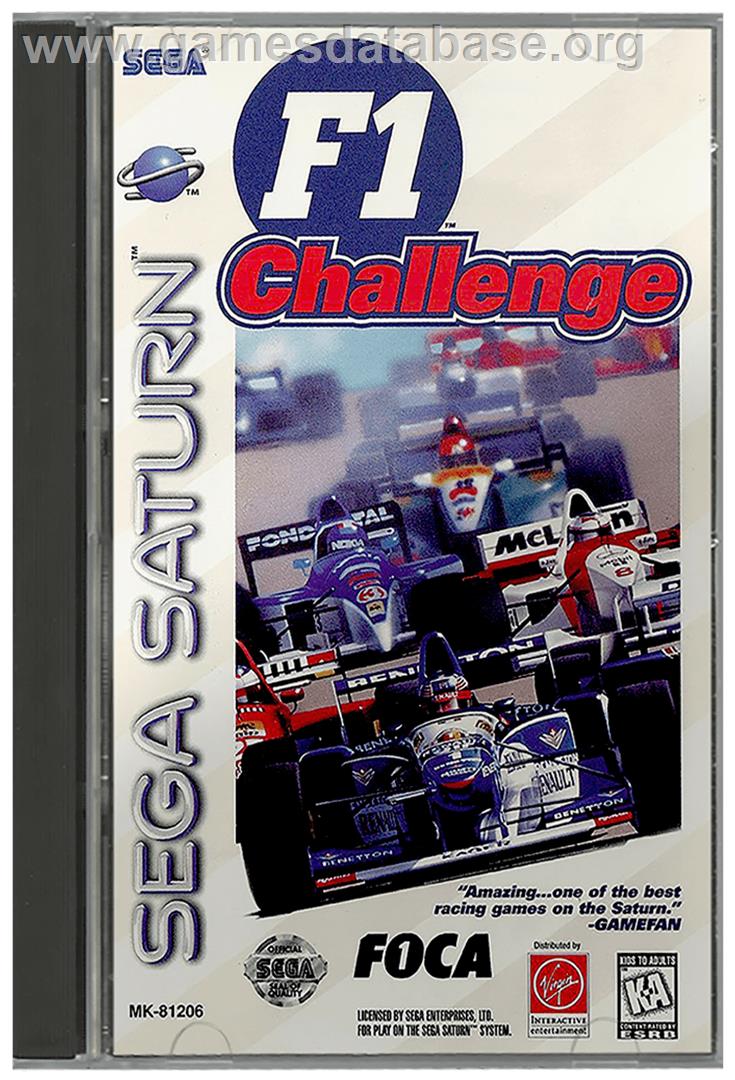 F1 Challenge - Sega Saturn - Artwork - Box