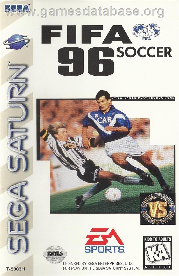 FIFA Soccer 96 - Sega Saturn - Artwork - Box