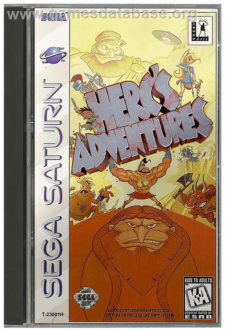 Herc's Adventures - Sega Saturn - Artwork - Box
