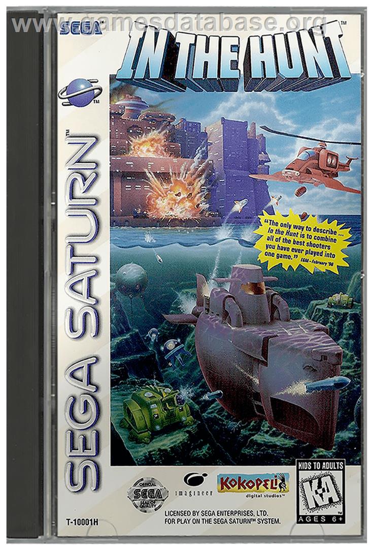 In The Hunt - Sega Saturn - Artwork - Box