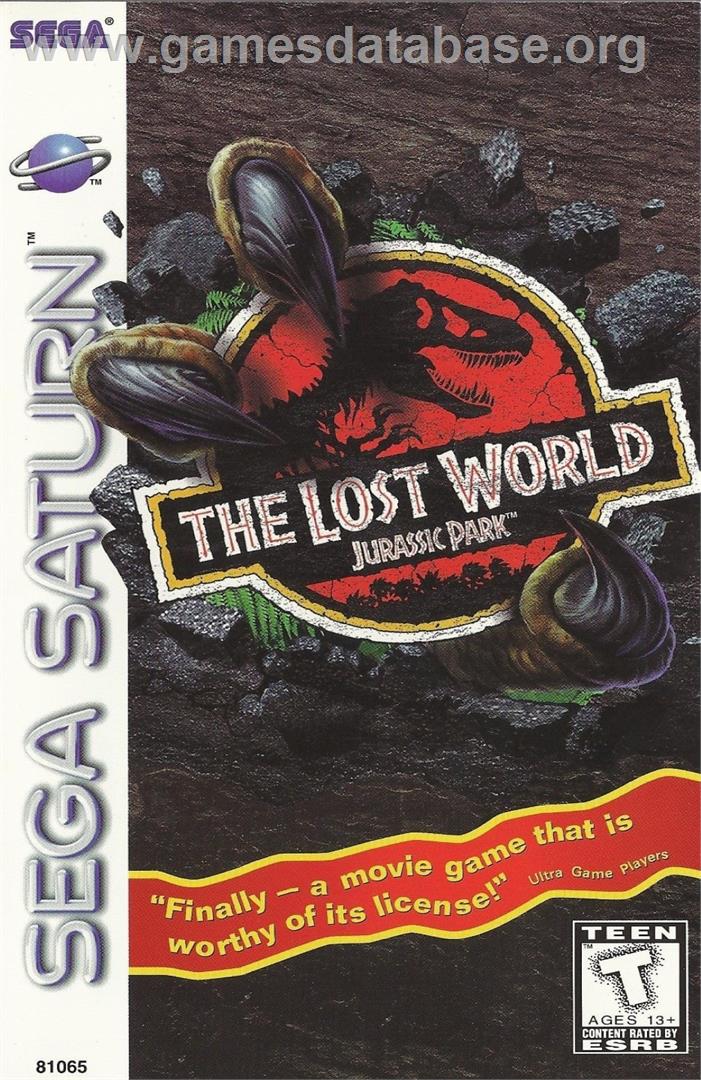 Lost World - Jurassic Park, The - Sega Saturn - Artwork - Box