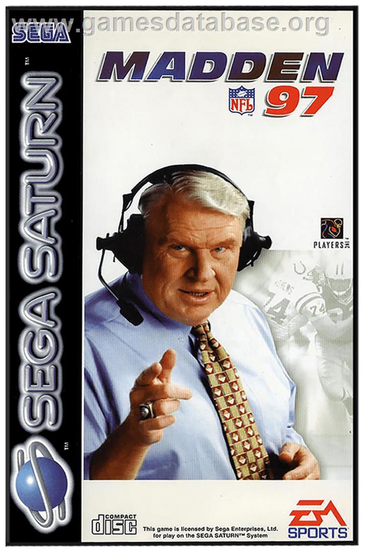 Madden NFL '97 - Sega Saturn - Artwork - Box