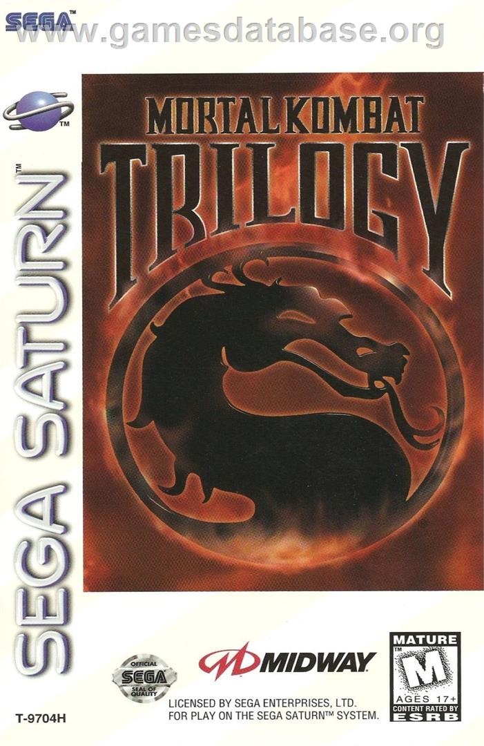 Mortal Kombat Trilogy - Sega Saturn - Artwork - Box