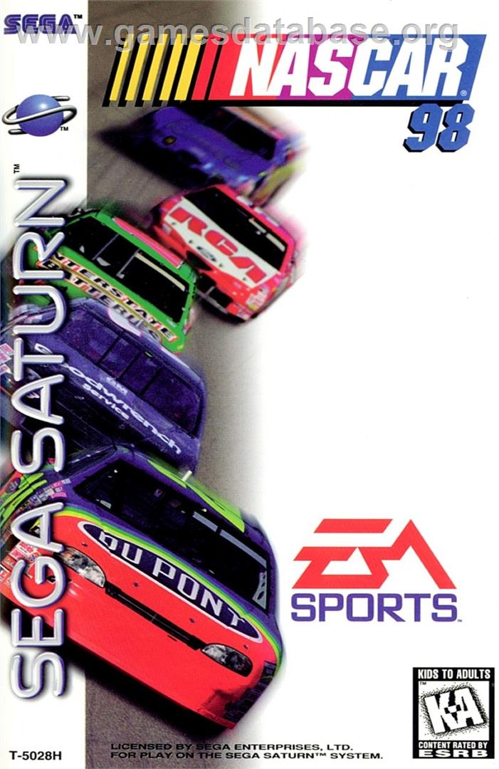 NASCAR 98 - Sega Saturn - Artwork - Box