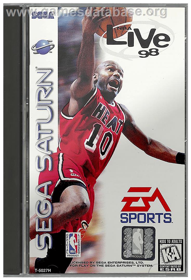 NBA Live '98 - Sega Saturn - Artwork - Box