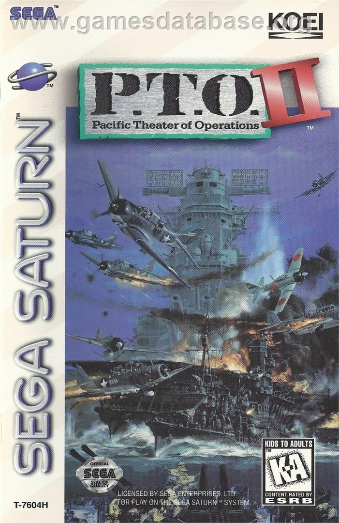 P.T.O.: Pacific Theater of Operations 2 - Sega Saturn - Artwork - Box