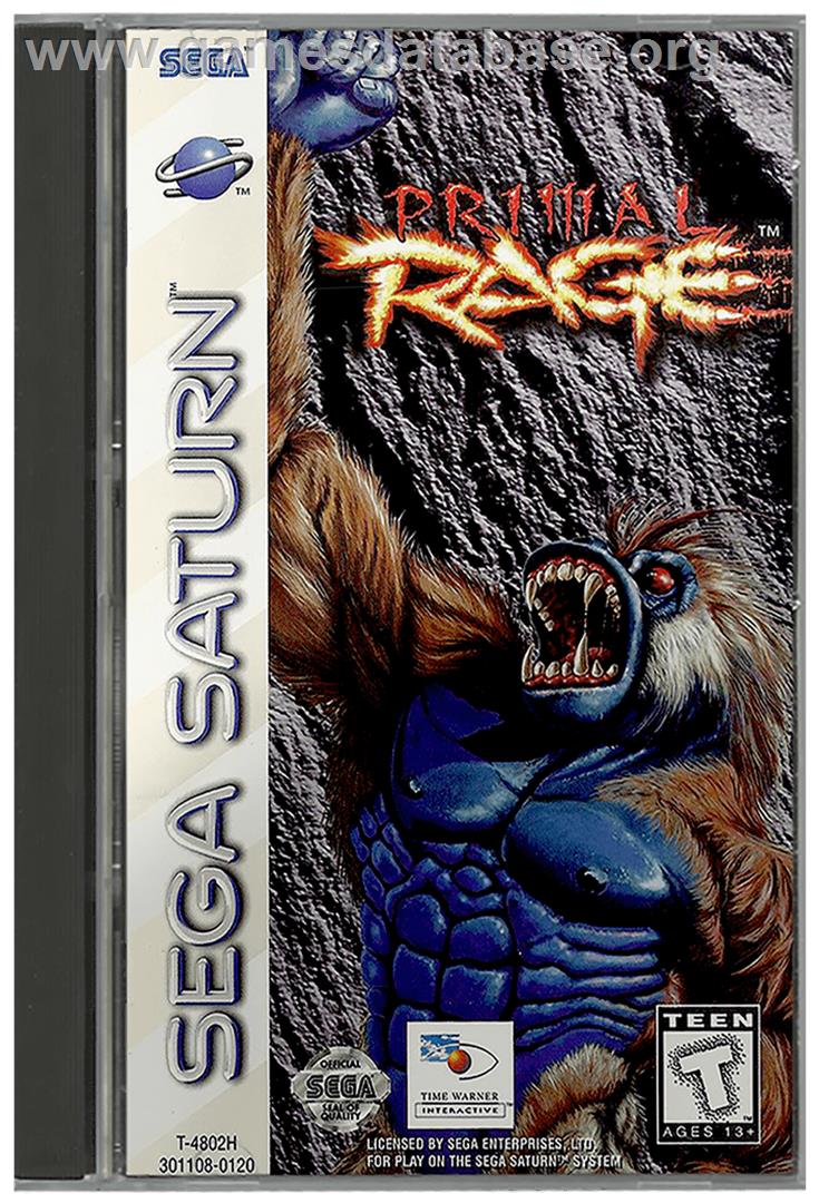 Primal Rage - Sega Saturn - Artwork - Box