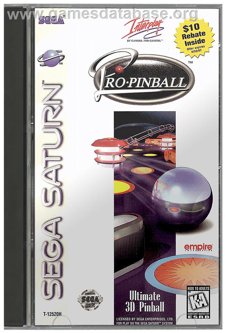 Pro Pinball: The Web - Sega Saturn - Artwork - Box