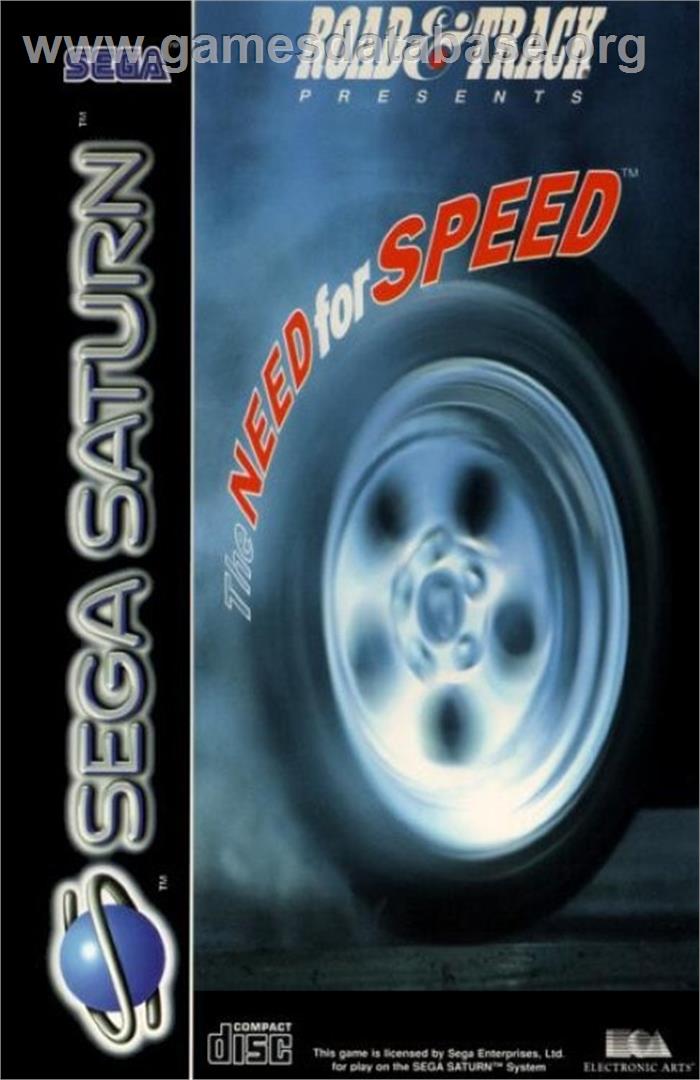Road and Track Presents - The Need for Speed - Sega Saturn - Artwork - Box