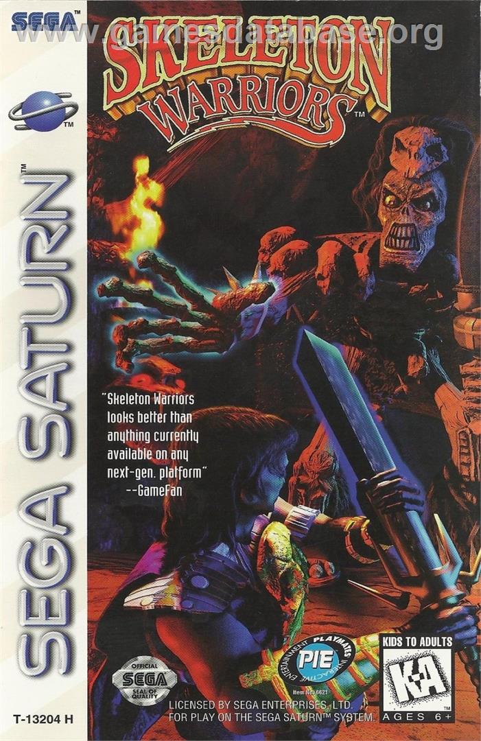 Skeleton Warriors - Sega Saturn - Artwork - Box