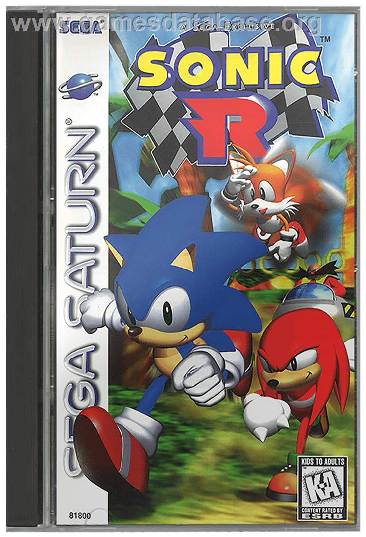 Sonic R - Sega Saturn - Artwork - Box