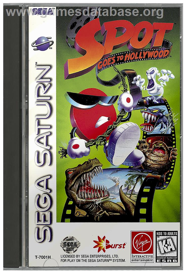 Spot Goes to Hollywood - Sega Saturn - Artwork - Box