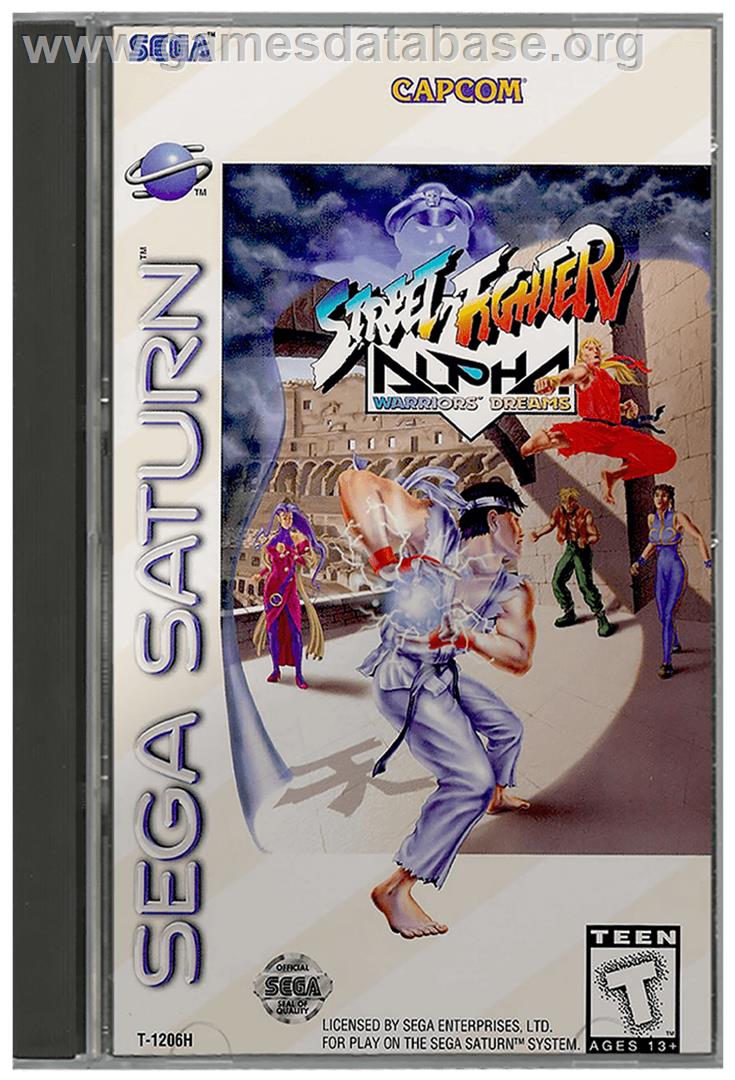 Street Fighter Alpha: Warriors' Dreams - Sega Saturn - Artwork - Box