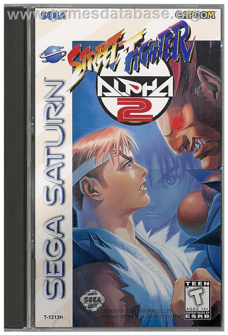 Street Fighter Alpha 2 - Sega Saturn - Artwork - Box