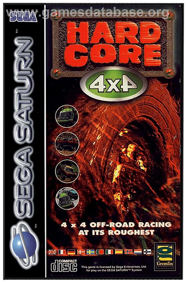 TNN Motor Sports Hardcore 4x4 - Sega Saturn - Artwork - Box
