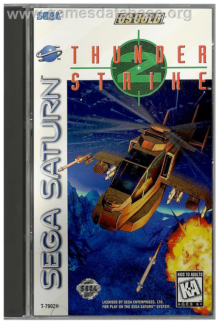 Thunder Strike 2 - Sega Saturn - Artwork - Box